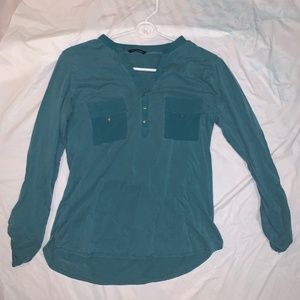 Massimo Tutti Long sleeved Blue Shirt with buttons